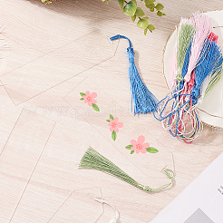 25 шт. прозрачные пустые акриловые закладки со стрелками DIY-CP0012-47