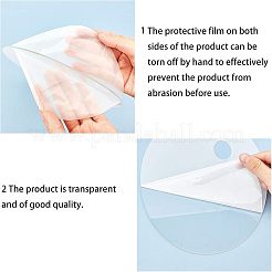 Прозрачная акриловая палитра AJEW-BK0001-004