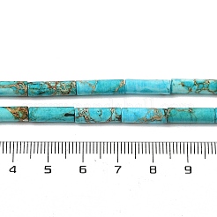 Крашеные бусы из натуральной императорской яшмы G-H087-H01-01A