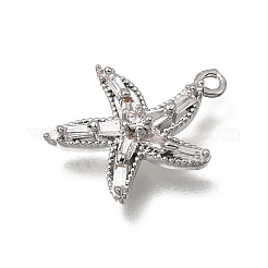Ciondoli in ottone zirconi chiari micro pavé&nbsp;KK-K427-25P
