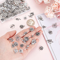 140шт 14 стиля подвески из сплава в тибетском стиле&nbsp;TIBE-GA0001-03AS