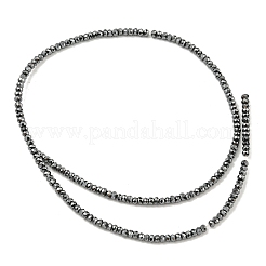 Немагнитные синтетический гематит бисер пряди&nbsp;G-I365-14