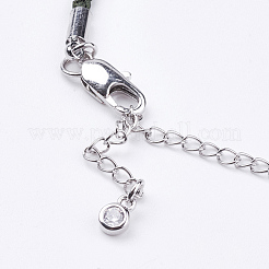 Geflochtene Baumwollgarn / Baumwollschnur Armband machen&nbsp;MAK-I006-16P