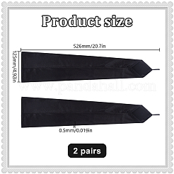 Damen Satinhandschuhe mit Hakenfinger&nbsp;AJEW-WH0455-59C