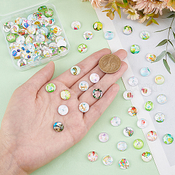 1 пакетик стеклянных кабошонов GGLA-PH0001-42A