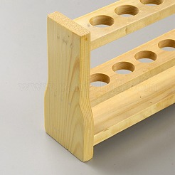 Reagenzglasständer aus Holz&nbsp;AJEW-WH0016-52B