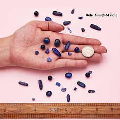 4 нити 4 стиля нити натуральных бусин лазурита G-KS0001-12