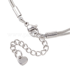 Браслеты-змейки из нержавеющей стали 304 для женщин&nbsp;BJEW-JB13359