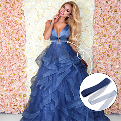 Сетчатая ткань из полиэстера&nbsp;DIY-WH0581-33C