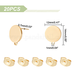 10 пара сережек-гвоздиков из нержавеющей стали 304 STAS-UN0042-35