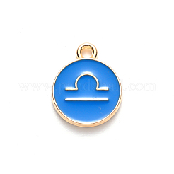 Pendentifs d'émail en alliage&nbsp;X-ENAM-S124-01B-02K