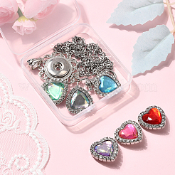 Наборы для самостоятельного изготовления ожерелья в форме сердца&nbsp;DIY-SC0031-60