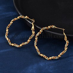 Серьги-кольца из нержавеющей стали 304&nbsp;EJEW-S250-03G