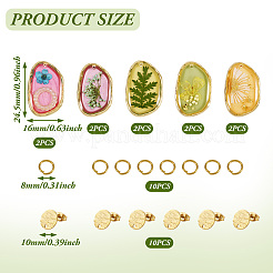 DIY 5 пара наборов для изготовления серег&nbsp;DIY-TA0010-94