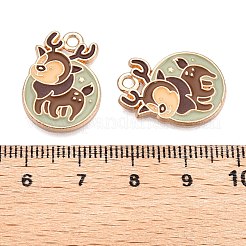 Noël alliage thème pendentifs émail&nbsp;LS-ENAM-T020-10M