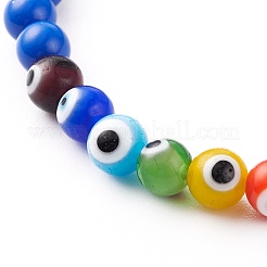 Braccialetti elasticizzati in acrilico opaco&nbsp;BJEW-JB06308