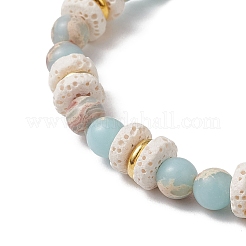 Браслеты из натуральных лавовых камней&nbsp;BJEW-JB11666-01