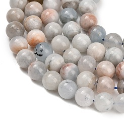 Chapelets de perles en aigue-marine naturelle&nbsp;GG-CBA1CAF-A02-8mm