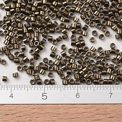 MIYUKIデリカビーズ小  シリンダー  日本製シードビーズ  15/0  （dbs0022)メタリックダークブロンズ  1.1x1.3mm  穴：0.7mm  約35000PCS /ボトル  10 G /ボトル&nbsp;SEED-JP0008-DBS0022