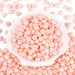 Непрозрачный стеклянный бисер с краской для выпечки SEED-N008-03A-01