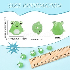 5шт ручной работы бусины лэмпворк LAMP-YW0001-37