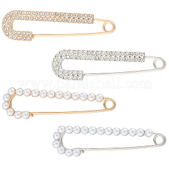 4 шт. 4 стиля железных булавок для килта для одежды JEWB-CN0001-04