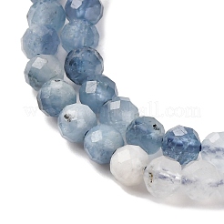 Природные Аквамарин бисер нитей G-C226-B03-4mm