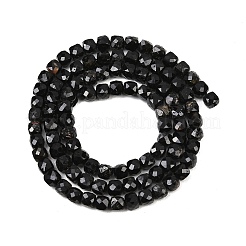 Natürliche schwarze Turmalin Perlen Stränge&nbsp;X-G-P612-B01-01