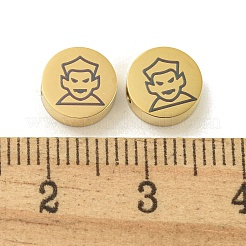 Хеллоуин бусины из нержавеющей стали 304 STAS-U017-01G-L