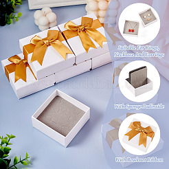 Quadratische Geschenkbox für Schmuckset aus Papier&nbsp;CON-TAC0013-03B