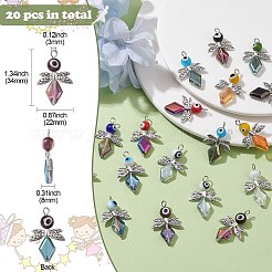 20 шт. 10 цвета подвески лэмпворк от сглаза&nbsp;FIND-CJ0001-69