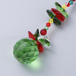 Стеклянная люстра призмы ловцов солнца AJEW-G025-D04