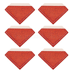 Защитные уголки для книг из искусственной кожи с блестками AJEW-TAC0038-03B