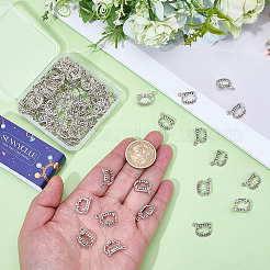 100 pièces pendentifs en alliage de style tibétain&nbsp;TIBEP-SC0003-59