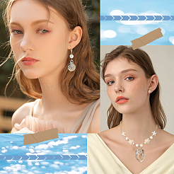 36 шт. 6 стиля акриловых имитационных ракушек подвески OACR-SC0001-96