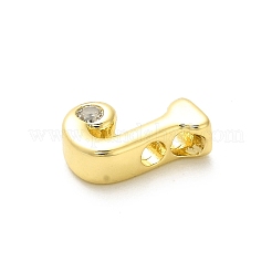 Cremagliera in ottone placcatura perline zirconi&nbsp;KK-L210-008G-J