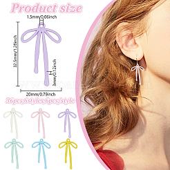 36шт 6 цвета подвески из сплава с покрытием стойки&nbsp;FIND-HY0004-68