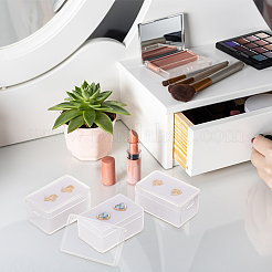 Ящик для хранения украшений из акрила&nbsp;LS-CON-WH0089-10B