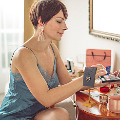 Подставки для сережек из бархата и сплава ODIS-WH0061-69B