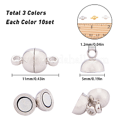 Латунные магнитные застежки с петлями KK-SC0001-29