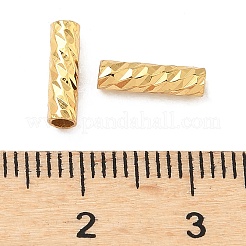 Латунные текстурированные бусины&nbsp;KK-H532-01A-G