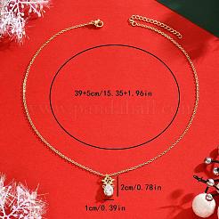 Женские кулоны в виде рождественского оленя из латуни с прозрачными кубическими цирконами VL6626