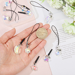 12 шт. пластиковые мобильные пылезащитные заглушки и мобильные ремешки&nbsp;PALLOY-GL00012