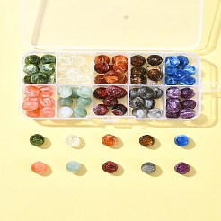 10 цвет 80шт двухцветные непрозрачные акриловые бусины FIND-FS0002-68