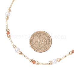 Натуральный Malaysia нефрита ожерелья NJEW-JN05339-03