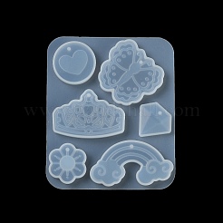 Радуга/бабочка/корона кулон своими руками силиконовая форма&nbsp;X1-DIY-K073-09D