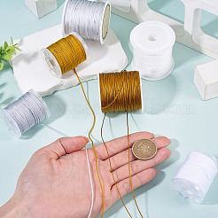 6 rouleau de cordon tressé en nylon bicolore&nbsp;NWIR-TA0001-46A