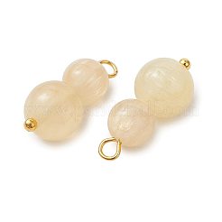 Anhänger aus natürlichen goldenen Seidenjadeperlen&nbsp;PALLOY-JF05886