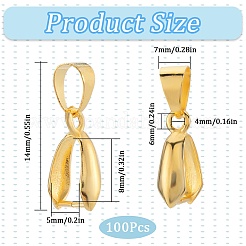 100 шт. латунные скобы для ледоруба FIND-SP0001-74A