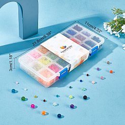 Прозрачные стеклянные бусины&nbsp;GLAA-PH0008-16C